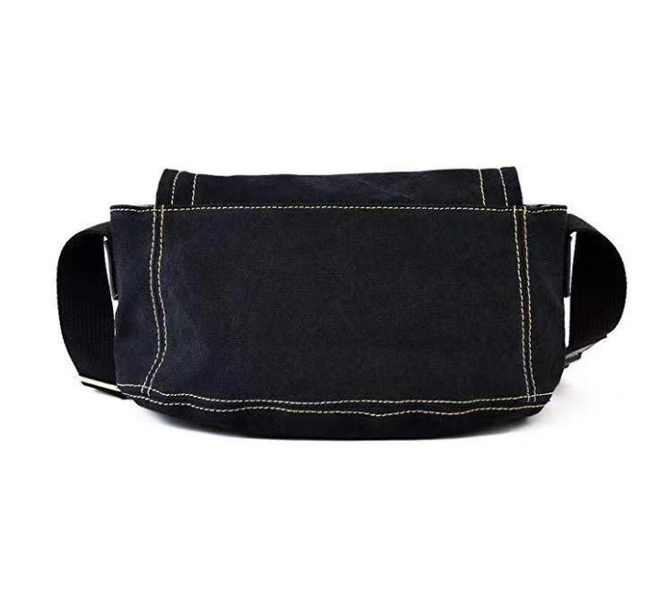 Canvas Preppy Style Messager Handbags Single Shoulder Crossbody Bag 30*20*15 CM