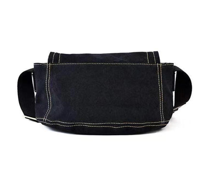 Canvas Preppy Style Messager Handbags Single Shoulder Crossbody Bag 30*20*15 CM