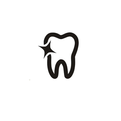 Dental Clinic Wall Decals Vinyl Bathroom Poster Tooth Dentistry Sticker 40x54cm