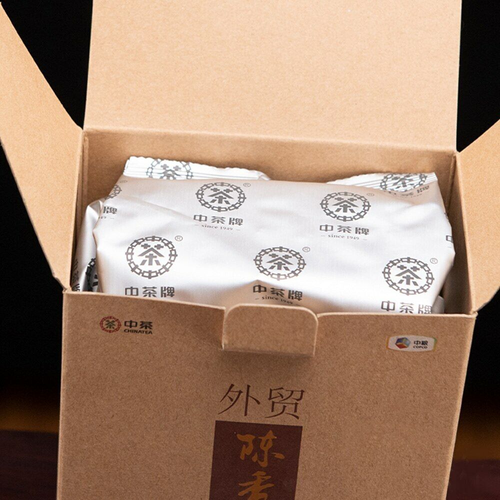 Zhongcha Liupao Tea Dark Hey Cha China Compressed Tea 500g