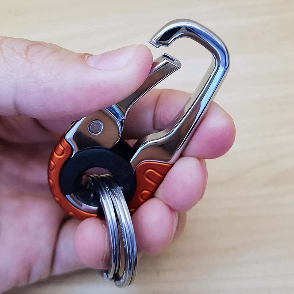 Creative Stainless Keychain Keychain Interior Steel Steel Car Xmas Gift New