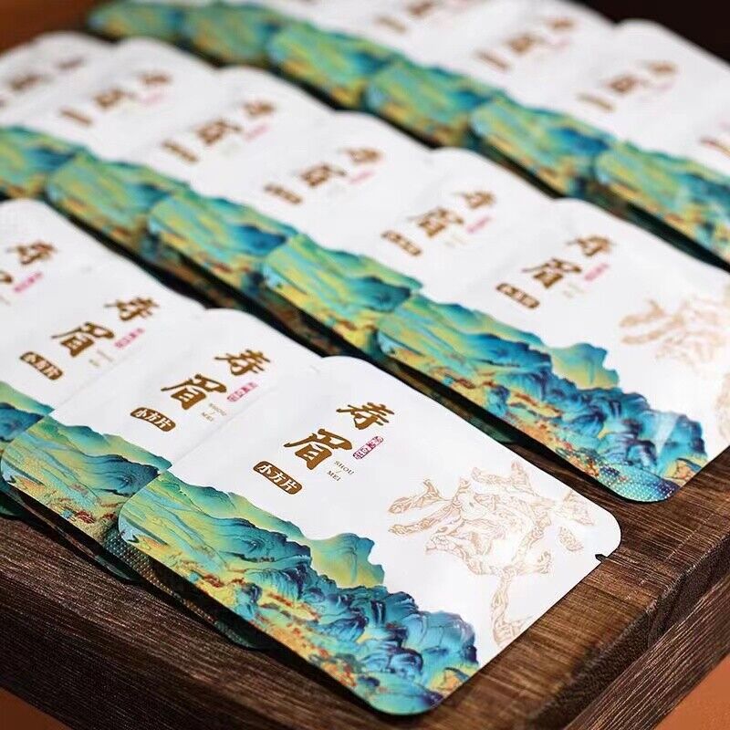 30Pcs Fuding Organic White Tea Chinese Tea Premium White Tea Brick Healthy Drink