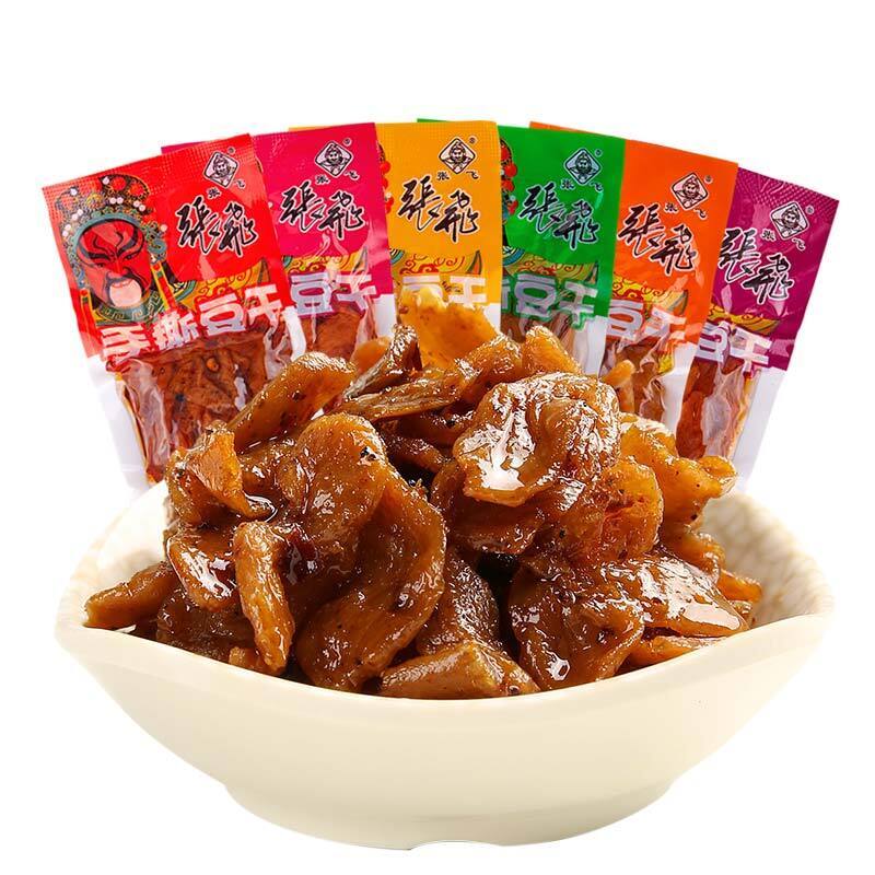 张飞手撕豆干独立小包装零食 Zhang Fei Hand Tear Bean Dried Independent Small Package Snacks