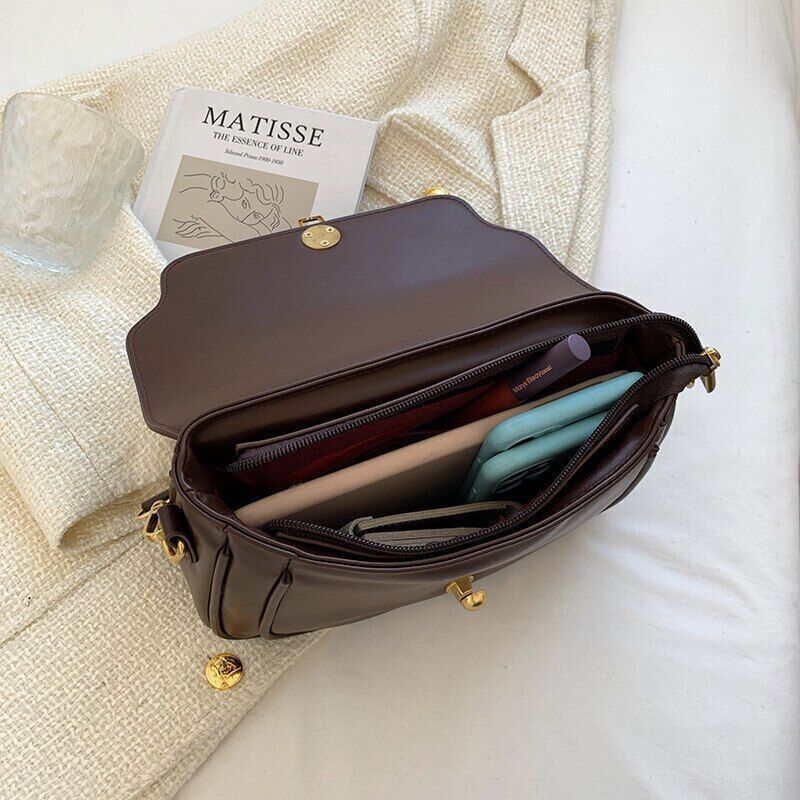 Women'S Bag Pu Leather Shoulder Bag Ladies Bag Handbag Women
