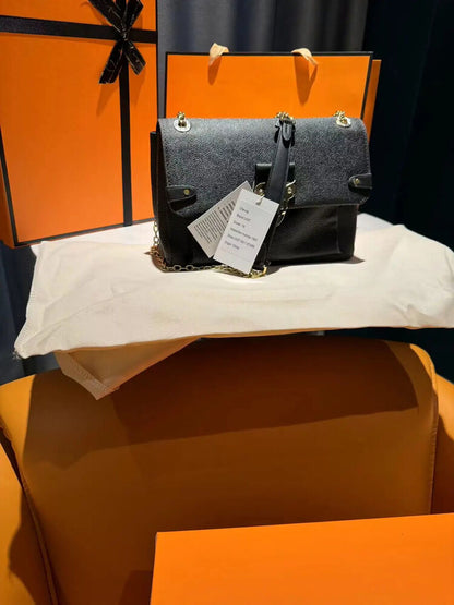 Black Shoulder Bag Women's Handbag Messenger Bag Women's Crossbody Bag