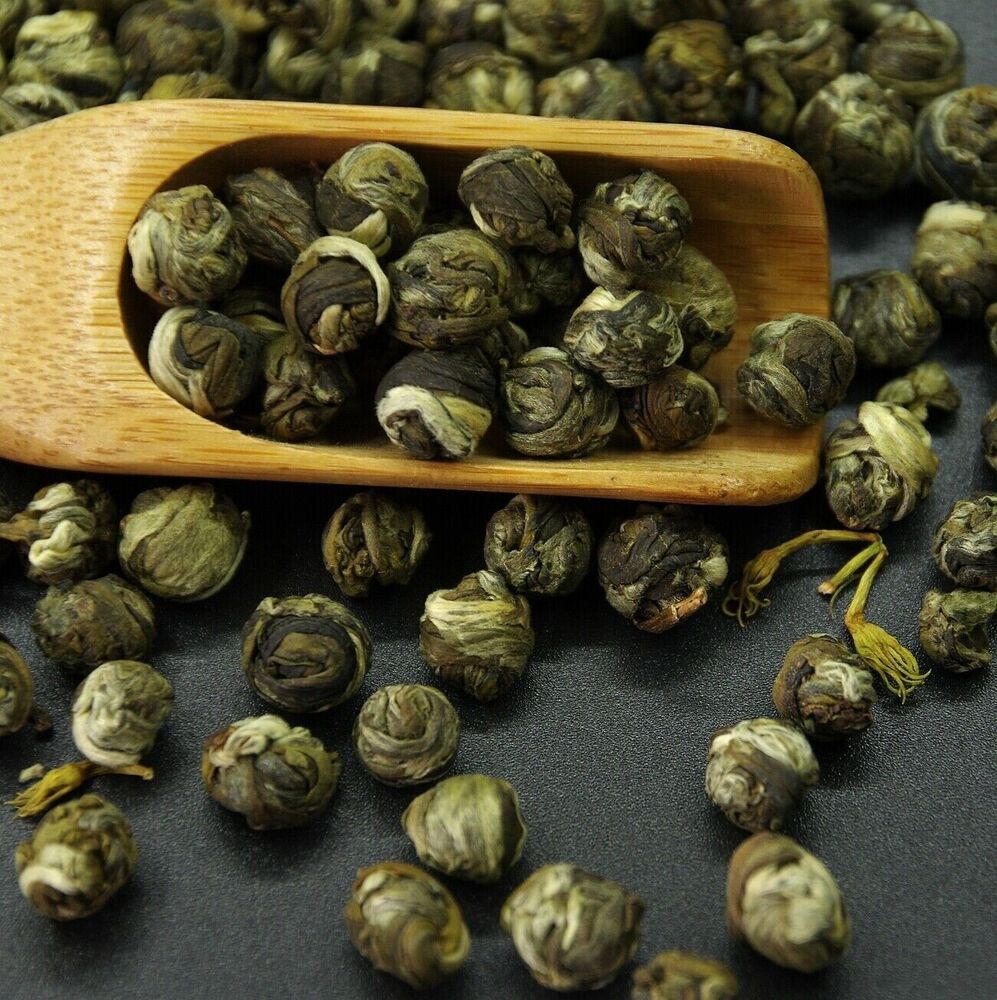 CHINA Natural Green Tea fujian Loose Leaf Jasmine Dragon Ball Tea tee, 18oz,500g