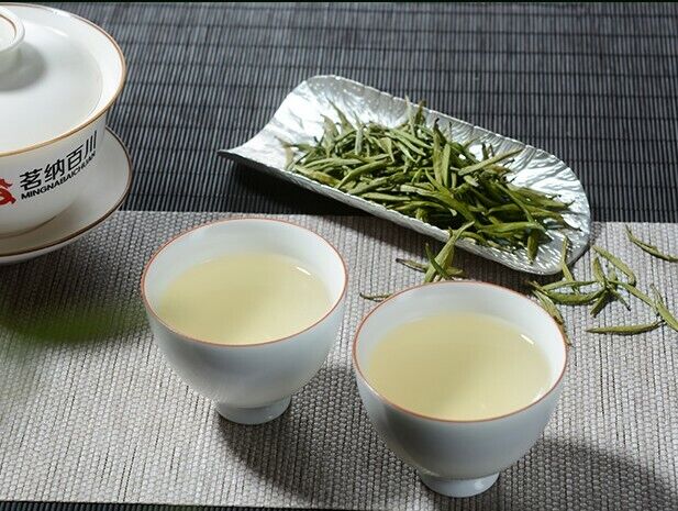 Organic Zhu Ye Qing Bamboo Leaf Cyan Bud Tongue of Sparrow Green Tea Que She Tea
