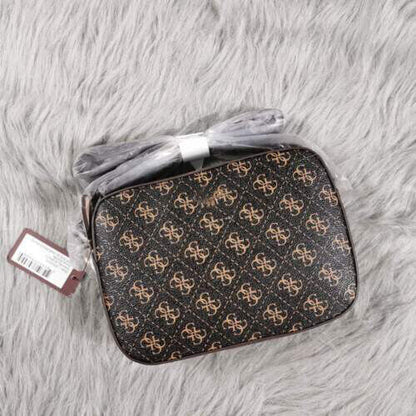 New Print Crossbody Handbag Top Zip Satchel Women Bag Shoulder Square Bag