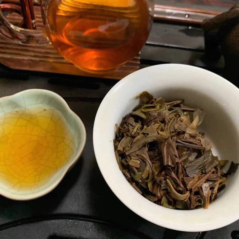 357g Yunnan Tongqinghao Puerh Tea 2008 Aged Pu-erh Raw Tea Cake Raw Pu'er Tea