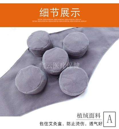 Wormwood Smokeless Moxibustion Waist Abdomen Portable Moxa Copper Box Tool 艾灸艾条
