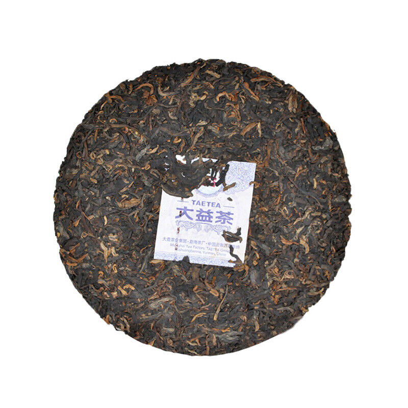 Palace Puerh Tea Cake DaYi Yunnan Fermented Tea 2015 QiZi Pu'er Tea 357g Ripe