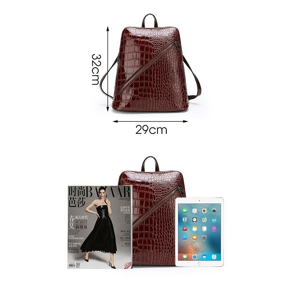 6 pcs/set Luxury Leather Composite Bags Handbag Wallet Backpack Shoulder Bag