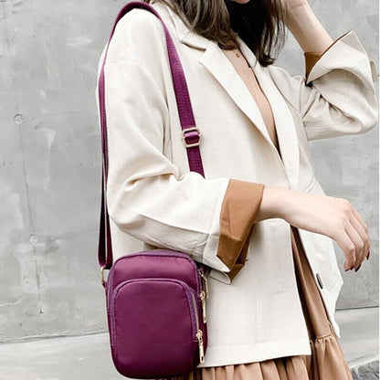 Women Crossbody Zipper Mobile Phone Shoulder Bag Lady Female Handbag