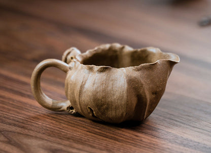chinese handmade Yixing ZiSha Clay HeYe GongDaoBei Kungfu tea pitcher 180cc