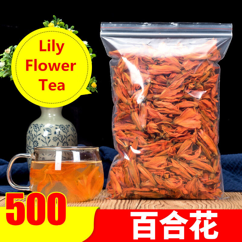 50~500g Chinese Tea Lily Dried Flower Tea Natural Flower Herbal Tea Help Sleep