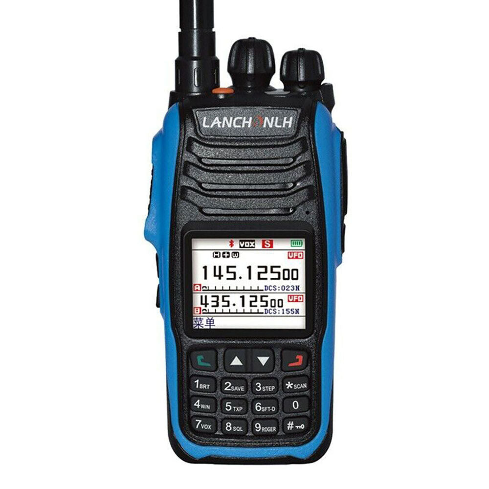 10W 5KM HG-UV79UV Bluetooth Walkie Talkie VHF UHF Radio Transceiver + Aviation