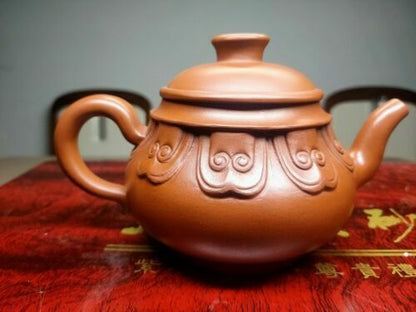 Chinese Yixing Zisha Clay Handmade Exquisite Teapot（佛韵 底款：徐汉棠）