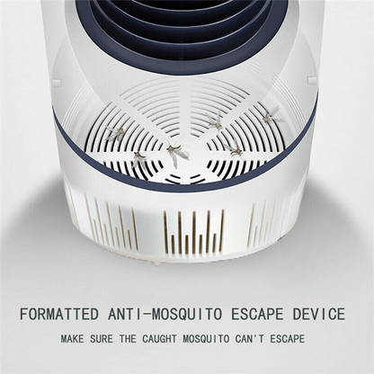 Hot Mosquito And Flies Killer Trap Suction Fan No Zapper Child Safe Catcher Lamp