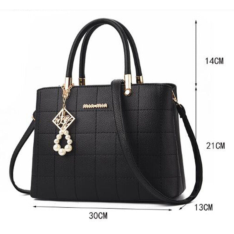 Fashion Women's Ladies PU Leather Backpack Handbag Shoulder Bag Crossbody Purse