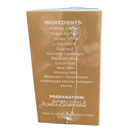 Luxe Slim Caffe MACCHIATO with collagen and L-glutathione, 10 bags-