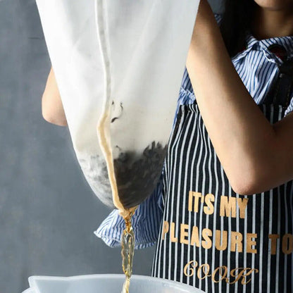 Colander Reusable Fabric Mesh Filter Nut Milk Bag Strainer Soybean Juice Sifters