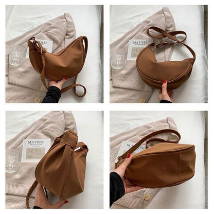 PU Leather Shoulder Dumpling Bags Women Totes Handbags Female Crossbody Bag