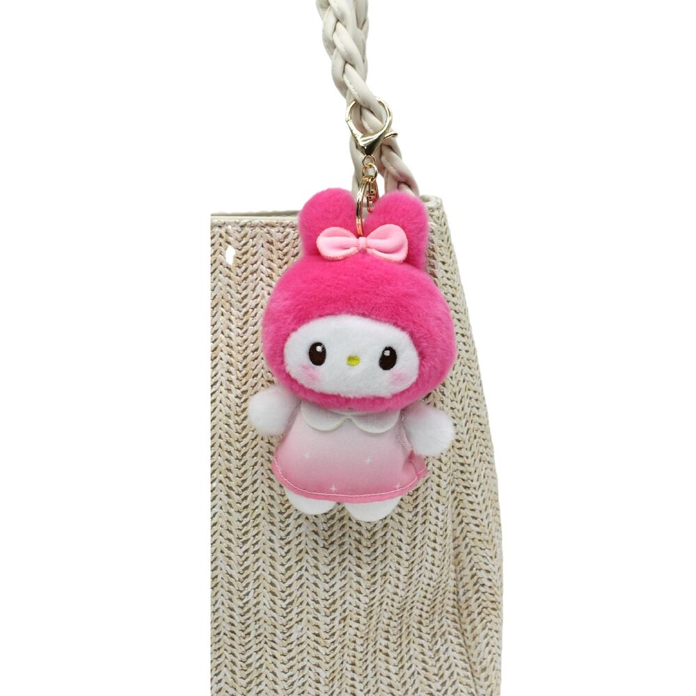 HelloKitty Plush Keychain Melody Bag Pendant Couple Pendant Keychain 4''