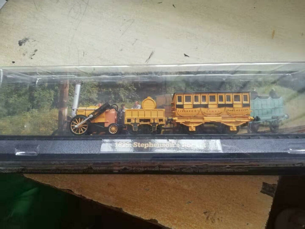 Brand New Steam Train 1829: Stephenson's Rocket Static Display 3D Plastic Model