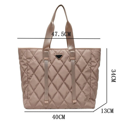 Shoulder Bags Women Top-handle Shopper Bag Female Handbags and Purses Nylon
