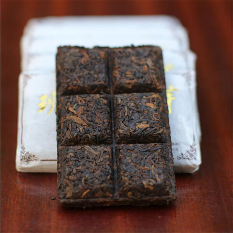 50g Top Quality Chinese Ripe Puerh Tea Brick Shu Puer Yunnan Pu'er Tea Black Tea