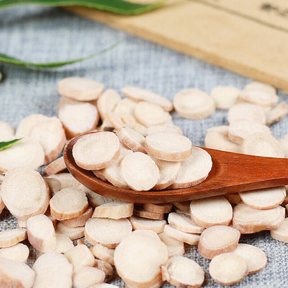 Radix Paeoniae Alba Chinese Herbs Medicine White Peony Root Sliced Tea Herb Food
