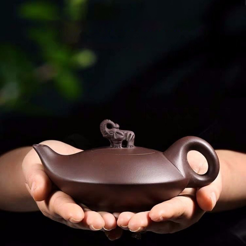 180CC Yixing Clay Teapot Elephant Kung Fu Teaware Ceramic Kettle Raw Ore Teapots