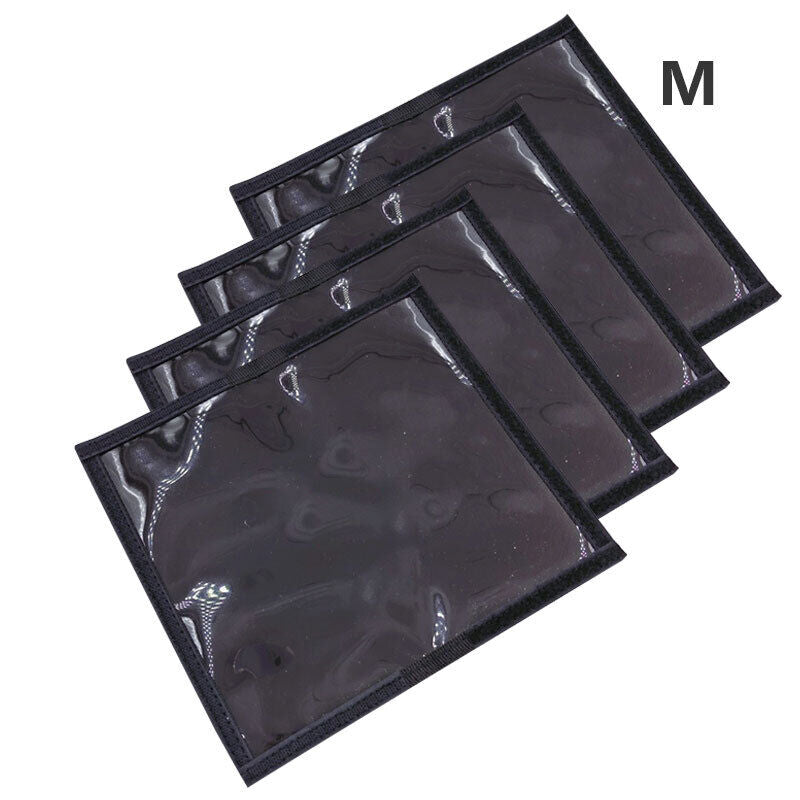 4x PVC Fishing Lure Wraps Hook Protective Cover Clear Fishing Bait Storage Bag