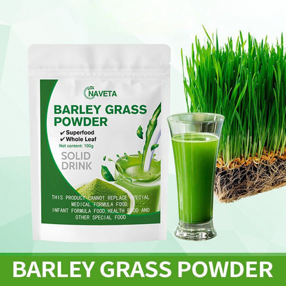100g Organic Barley Grass Green Juice Powder Genuine Barley Powder Dietary Fiber