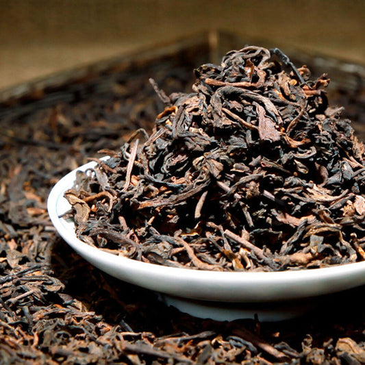 Organic Puerh tea Cooked Tea Barrel Black Tea High Mountain Chinese Puer cha250g