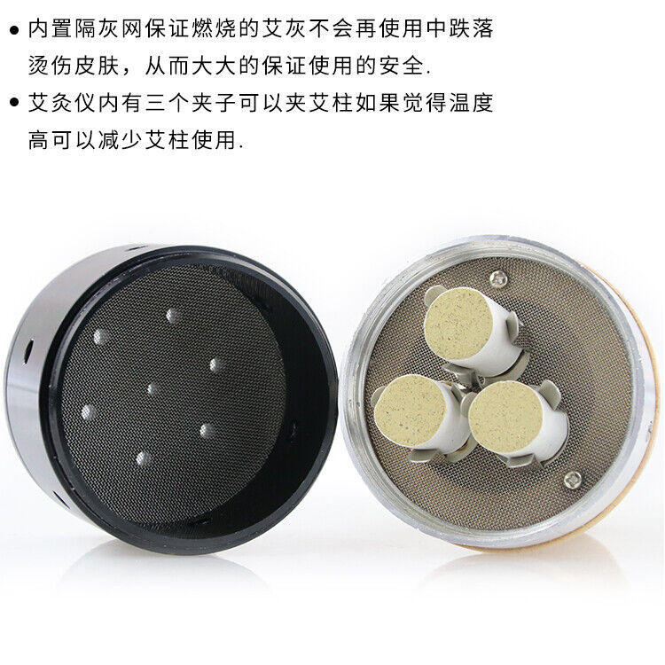 Bianstone Moxibustion Apparatus Moxa Massage Gua Sha Pot Wormwood Article Tool艾灸