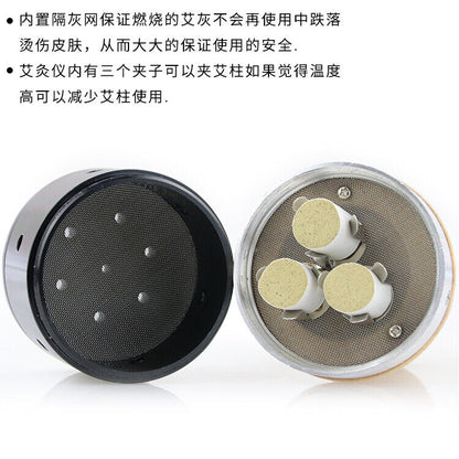 Bianstone Moxibustion Apparatus Moxa Massage Gua Sha Pot Wormwood Article Tool艾灸