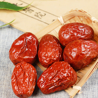 50g / 250g Jujube Meat Thick and Sweet Organic Chinese Dazao Herbal Tea 大枣 红枣
