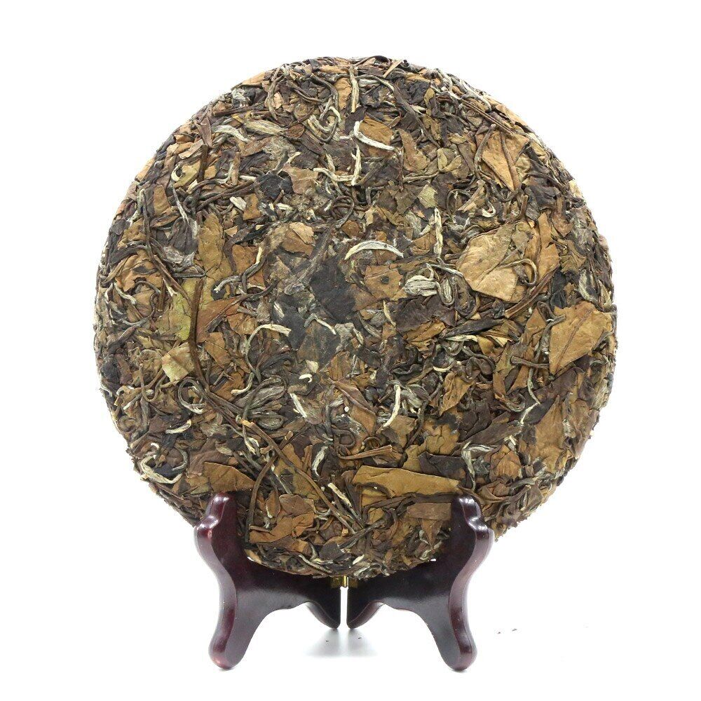 350g 2021 FuDing Old Tree Bai Cha Chinese White Tea Cake