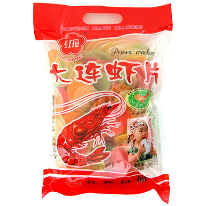 大连特产虾片 Prawn Flavored Chips ( (Colored Shrimp Chips) 500g