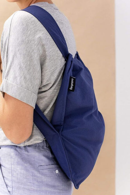 Notabag 2 in 1 Convertible Backpack - Water Resistant, Original, Navy Blue