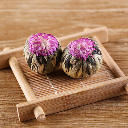 yi dian hong, Blooming Flowering Flower Artistic Tea, Chinese Artisan Blossoming