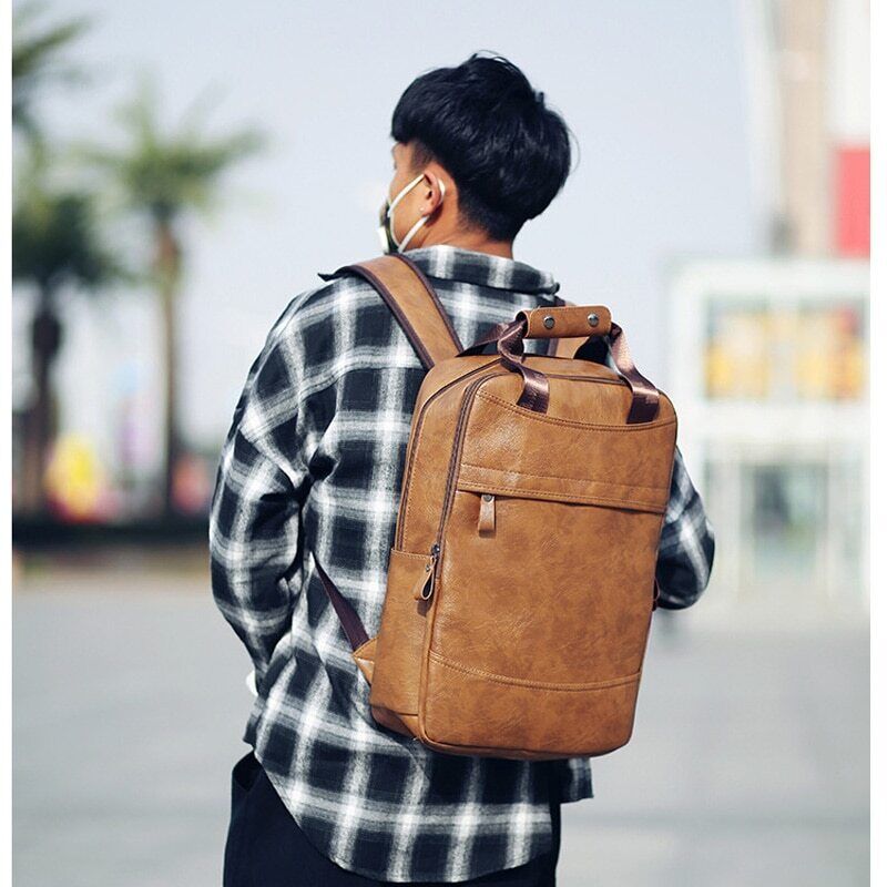 Backpack Men College School Bags Backpacks Travel 15.6 Inch Laptop Bag Men