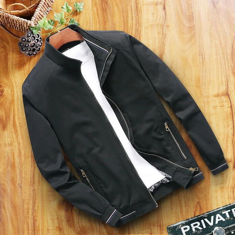 Spring Autumn Men's Bomber Jacket Men's Outerwear WindbreakerJacket Men's Jacket