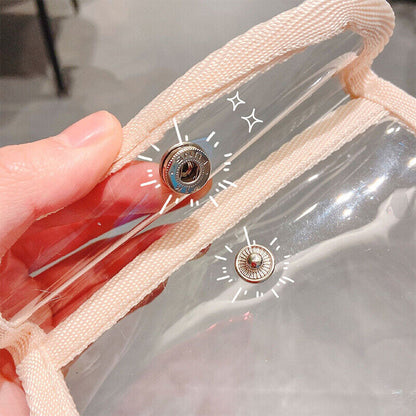 Small Transparent Coin Purse PVC Clear Mini Female Purses Women Coin Storage Bag