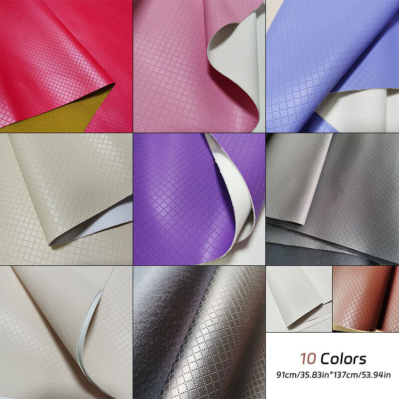 Diamond Fabric Quilted Car Bag Upholstery PU Leather Craft Headboard Sewing DIY