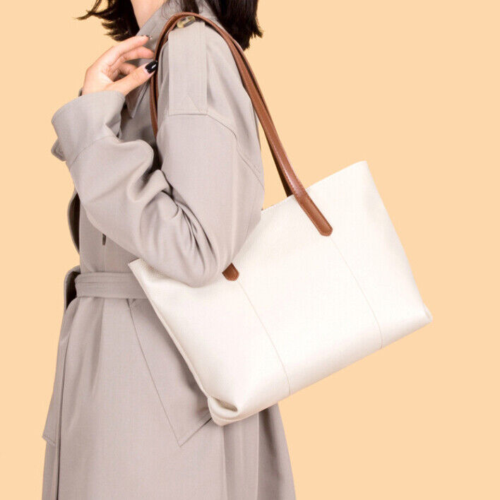 Genuine Leather Women's Handbags Tote Eelgant Satchel Shoulder Bags