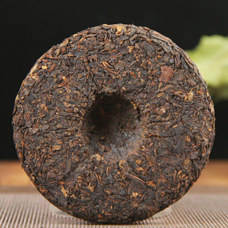 Old Tree Puer Black Tea Cake Yunnan Organic Maturity Pressed 100g-