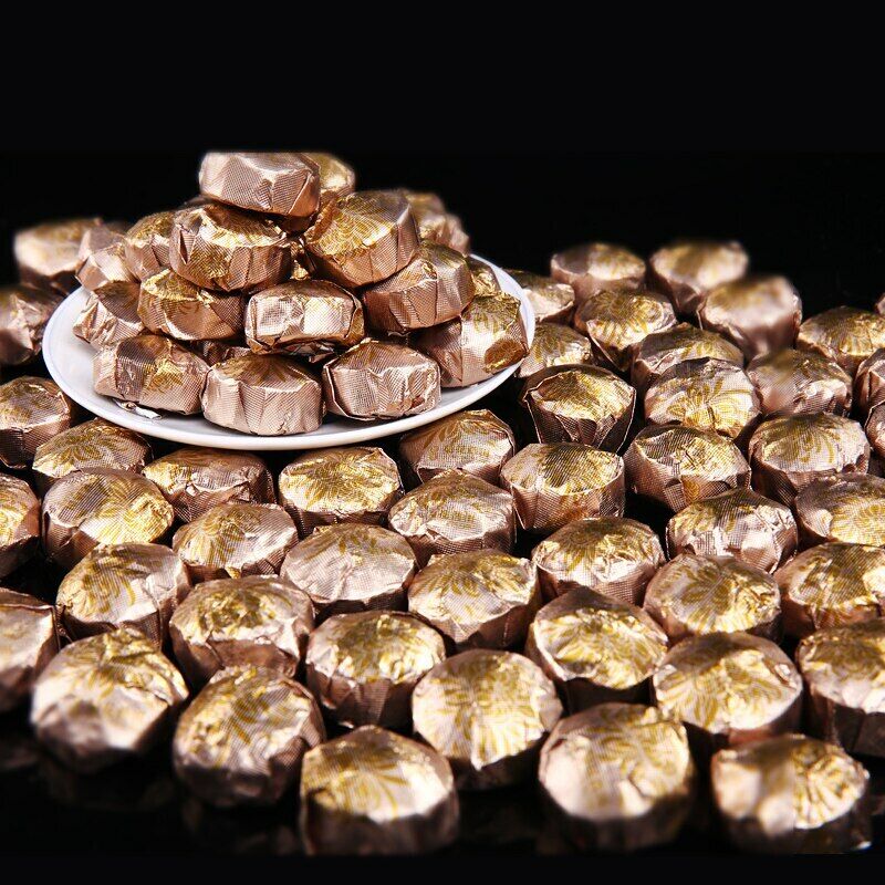 500g 2016 Yunnan Aged Shu Puerh Tea Ripe Mini Puer Tuocha with Chrysanthemum