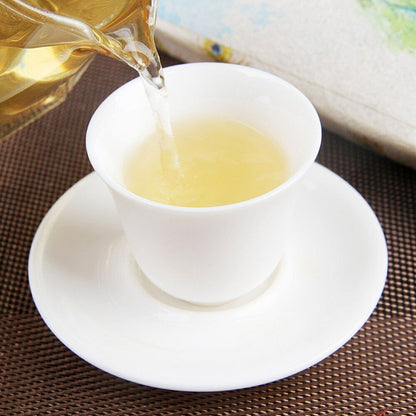 2020 Peacock Green Brick Raw Puer Tea Yunnan Ancient Tree Sheng Puerh 1000g